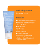 ThinkSun Thinksport SPF 50 클리어 아연 페이스 선 스크린 59 ml