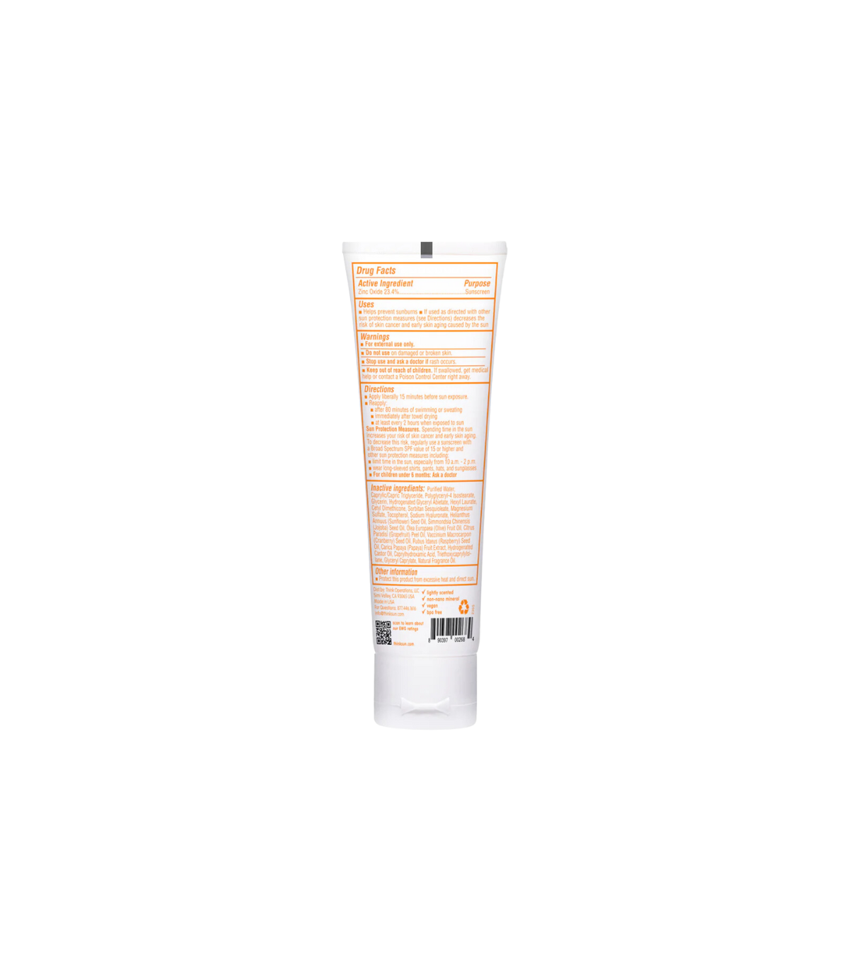 Réfléchis Sun Thinkbaby Safe Sunscreen FPS 50+ 89 ml
