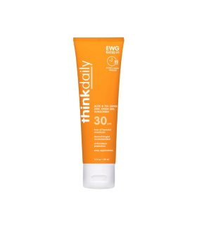 ThinkSun 스크린 SPF 30 알로에 & 차는 89 ml를 떠납니다