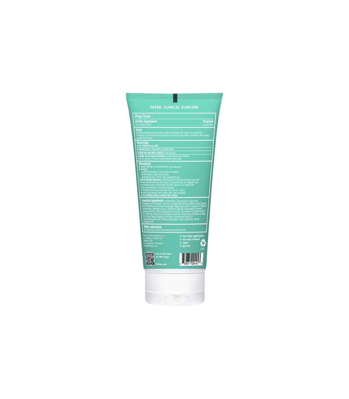 我想Sun 2. 思维方式 SPF 50 + 177 ml - Family Size