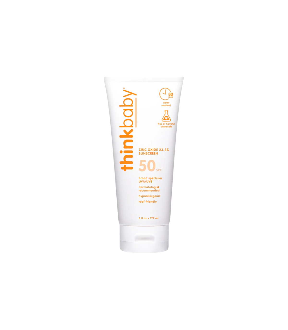 ThinkSun Thinkbaby Safe Sunscreen SPF 50+ 177 ml - Family Size