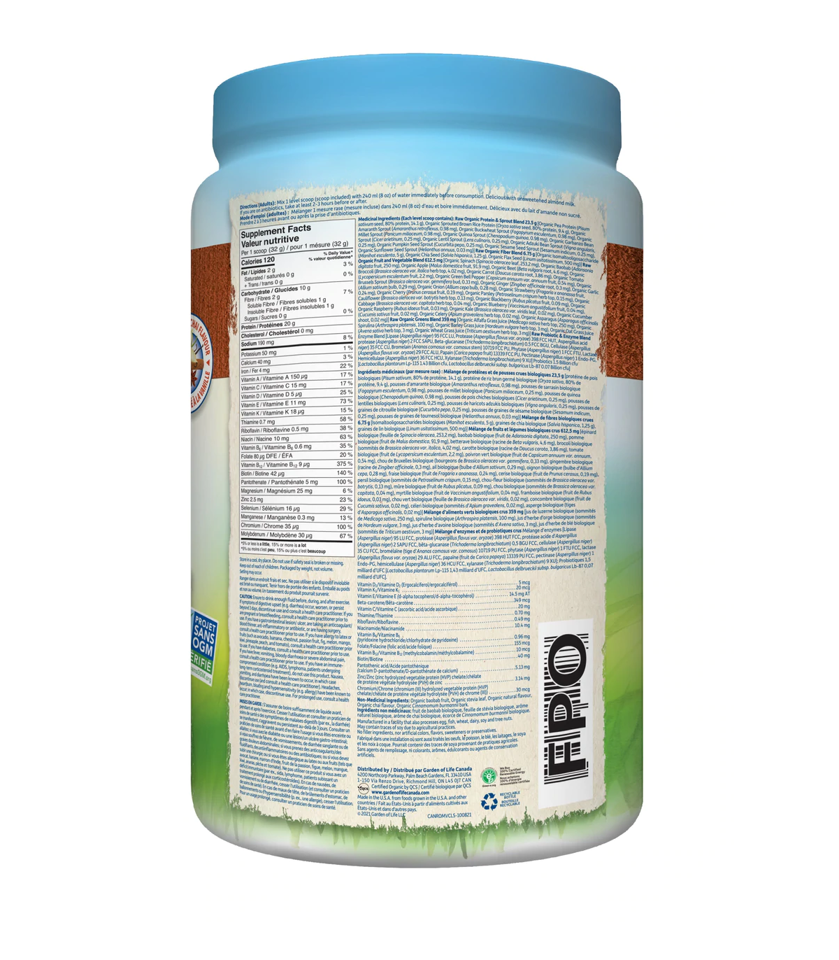 Garden of Life RAW Organic ALL-IN-ONE SHAKE, Vanilla Chai 907 g | Unbeatable Prices, Daily Deals | VITASHOP