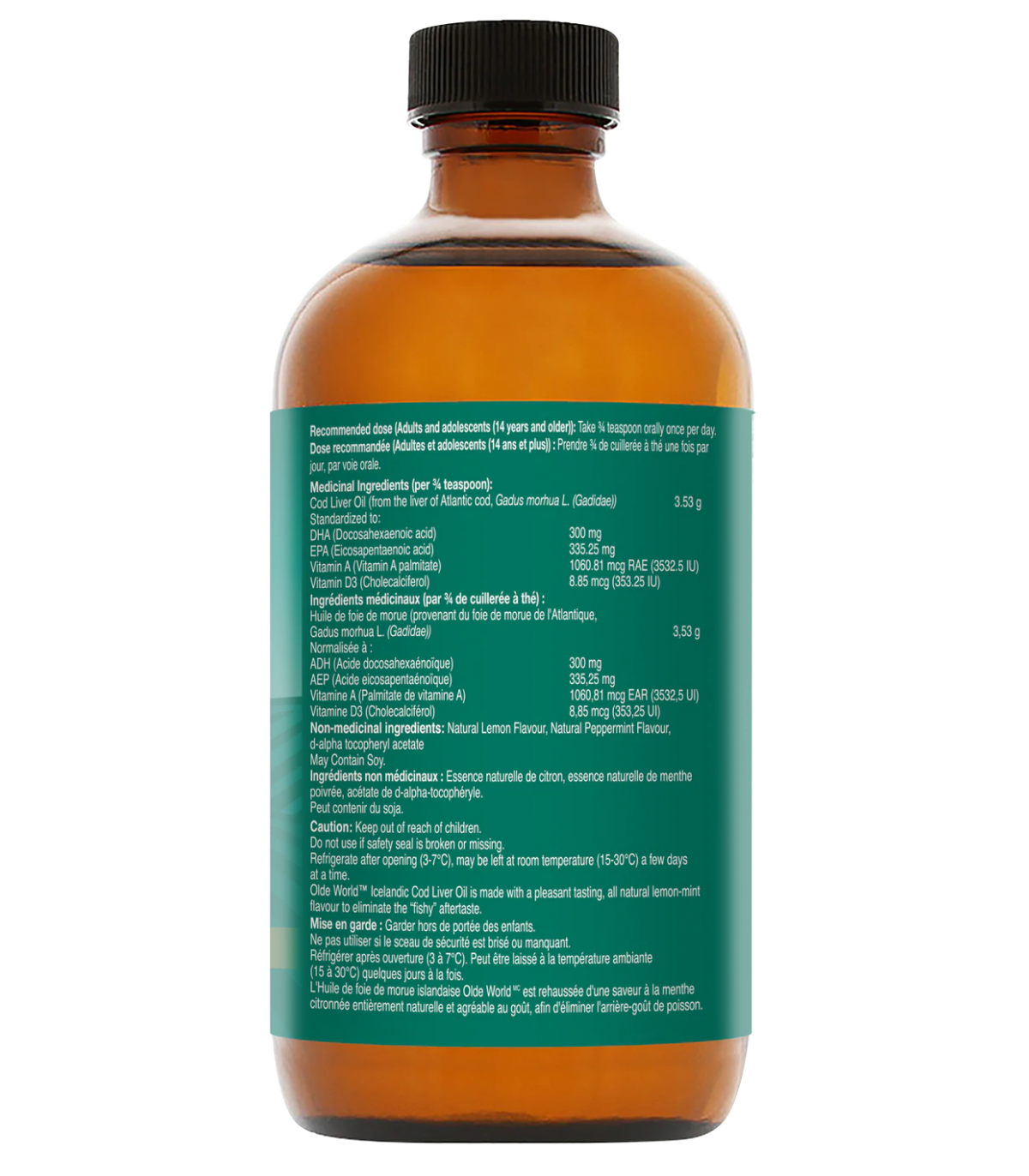 Garden of Life RAW Cod Liver Oil, Lemon Mint 237 ml | 每天不同折扣, 全网最低价格 | 种类齐全的保健品店铺 VITASHOP, 只有你想不到, 没有你买不到 !