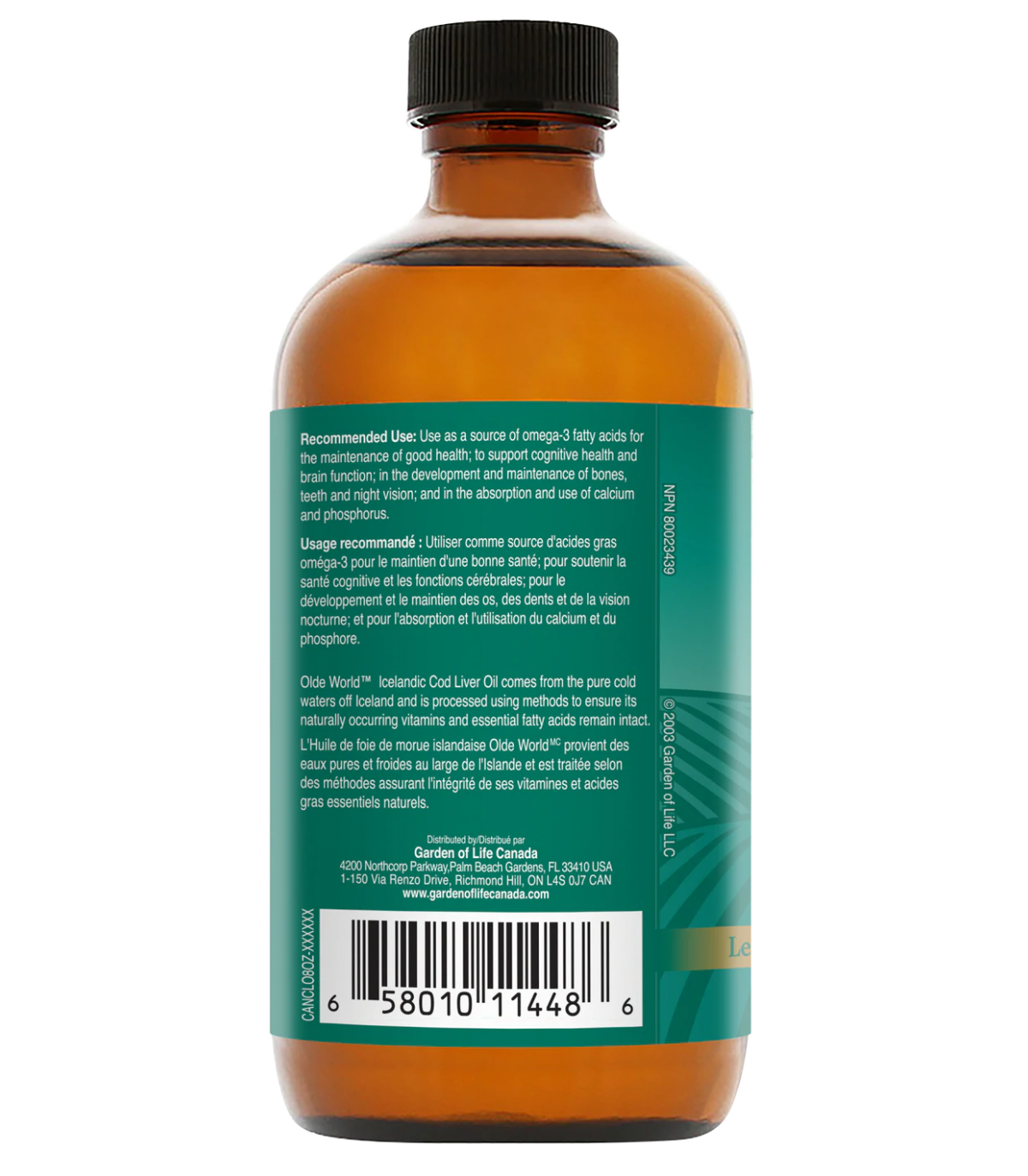 Garden of Life RAW Cod Liver Oil, Lemon Mint 237 ml | 每天不同折扣, 全网最低价格 | 种类齐全的保健品店铺 VITASHOP, 只有你想不到, 没有你买不到 !