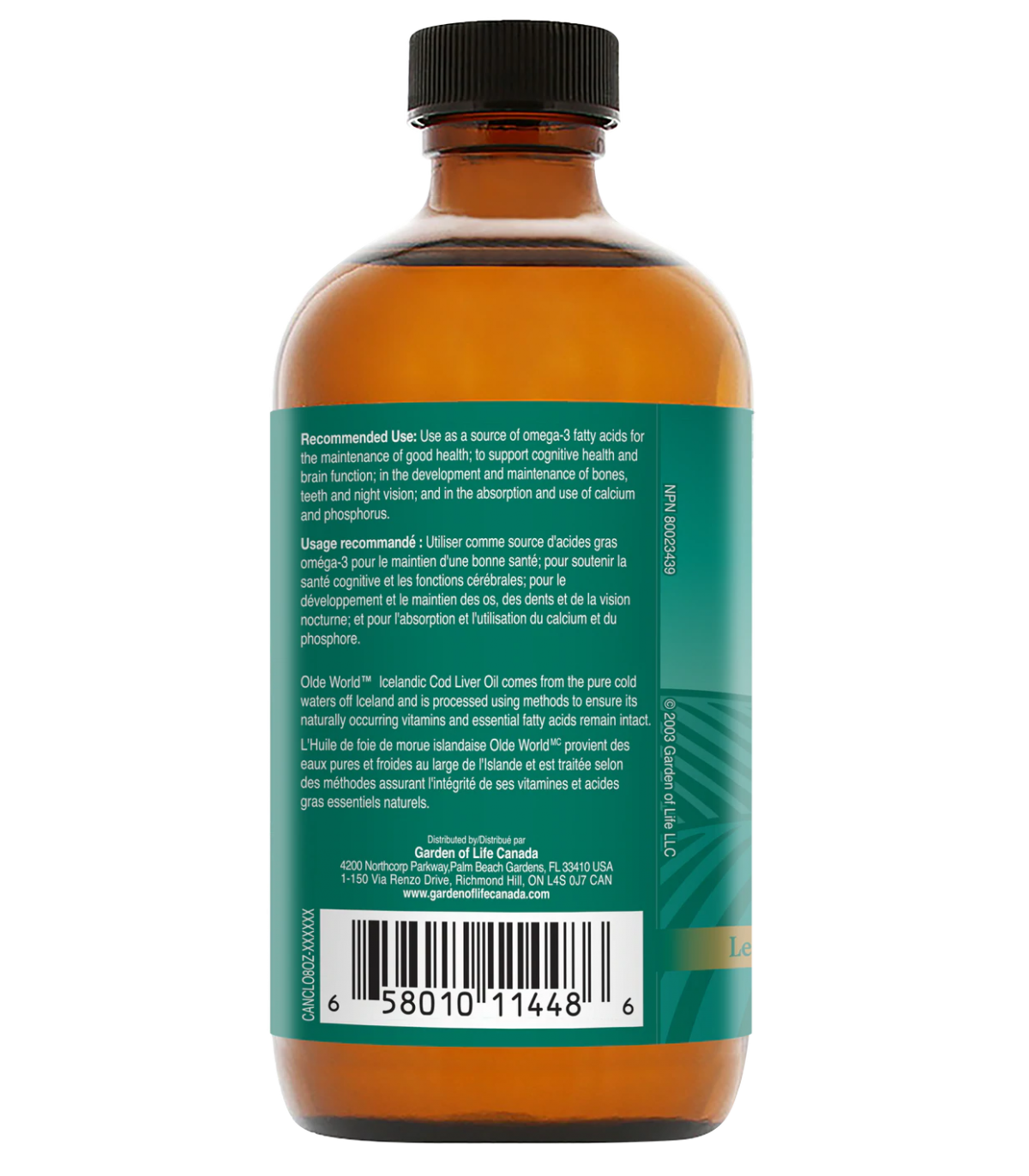 Garden of Life RAW Cod Liver Oil, Lemon Mint 237 ml | 每天不同折扣, 全网最低价格 | 种类齐全的保健品店铺 VITASHOP, 只有你想不到, 没有你买不到 !