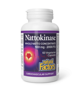 Natural Factors Nattokinase 100 mg 60 Veggie Capsules