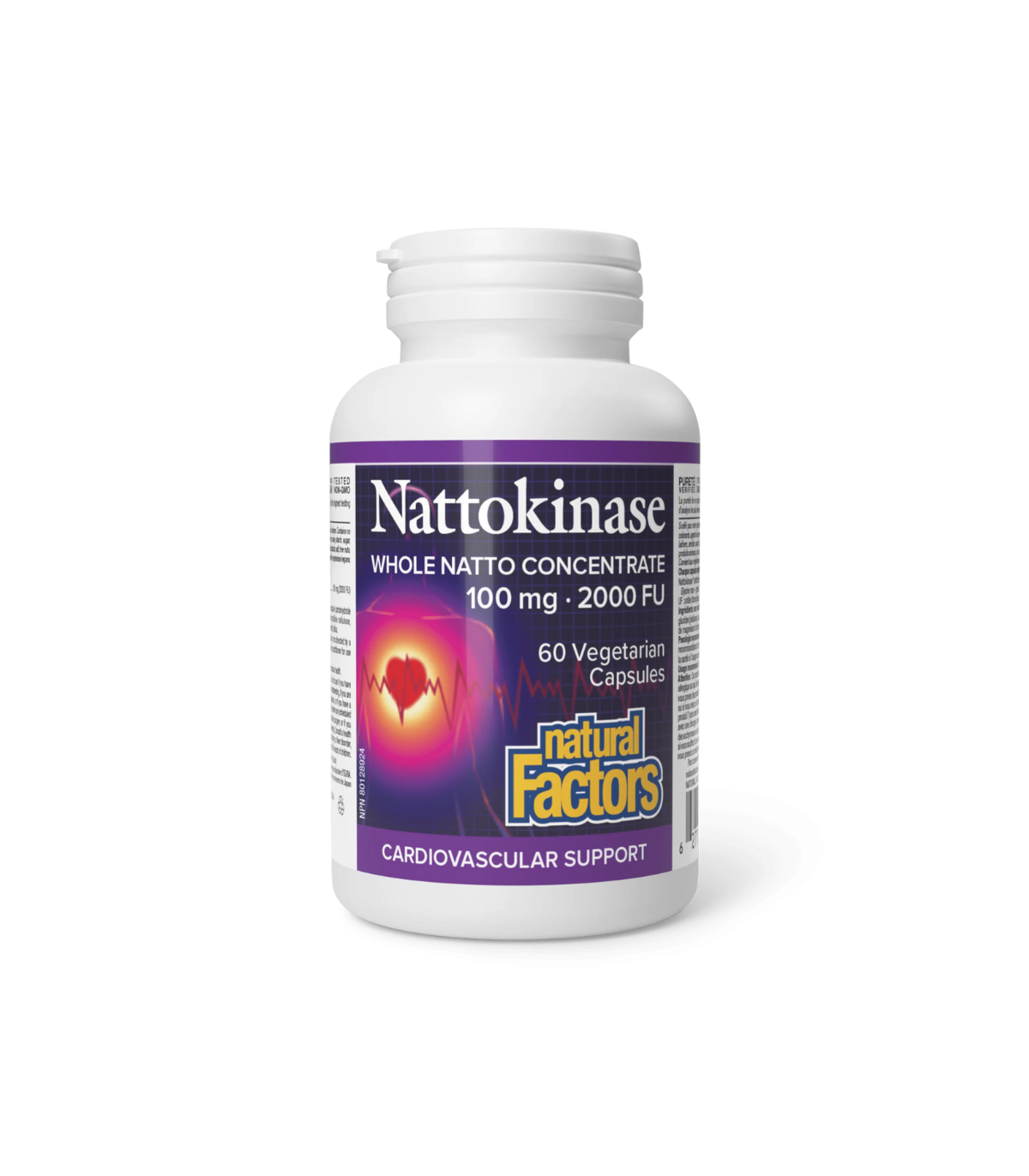 Natural Factors Nattokinase 100 mg 60 Capsules de légumes