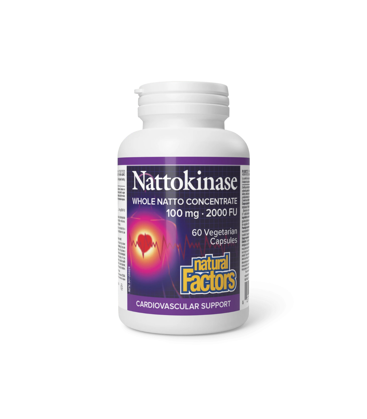 Natural Factors 纳豆激酶 100 毫克 60 粒素食胶囊