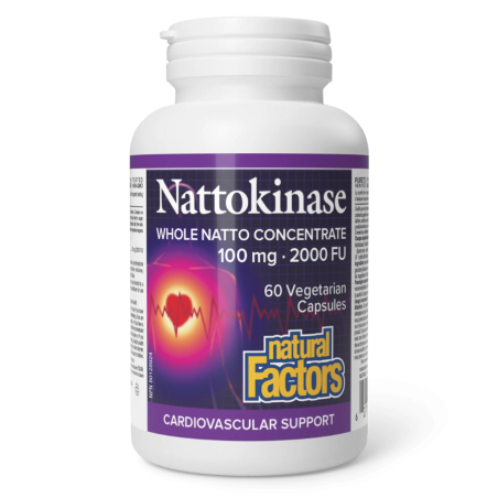 Natural Factors Nattokinase 100 mg 60 Capsules de légumes
