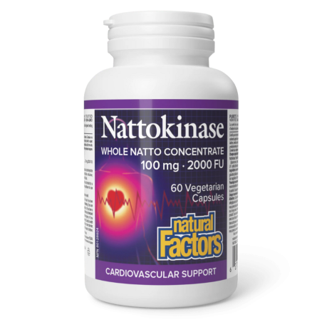 Natural Factors Nattokinase 100 mg 60 Veggie Capsules