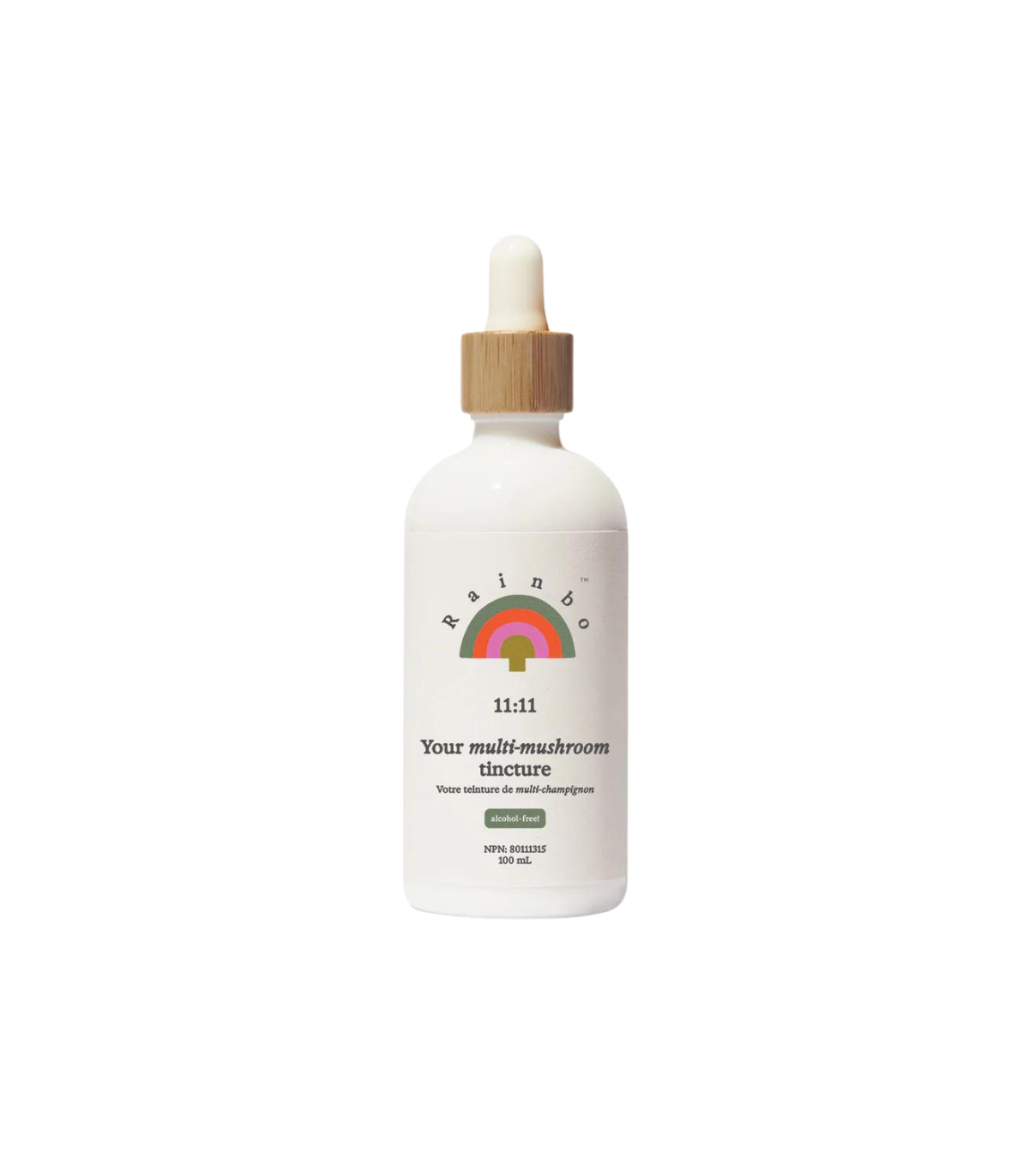 RAINBO 11:11 멀티 버섯 Tincture *알코올 자유로운 * 100개 mL
