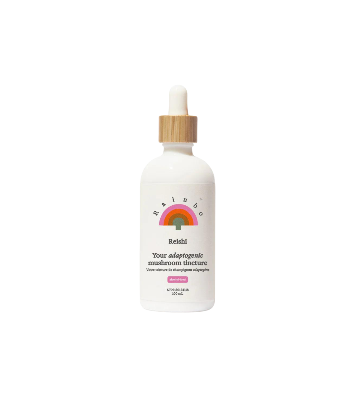 RAINBO 소개 Reishi 접합기 버섯 모양 *alcohol 자유로운 * 100개 mL