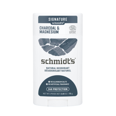 Schmidt's Naturals Charcoal & Magnésium Déodorant bâton 75 g