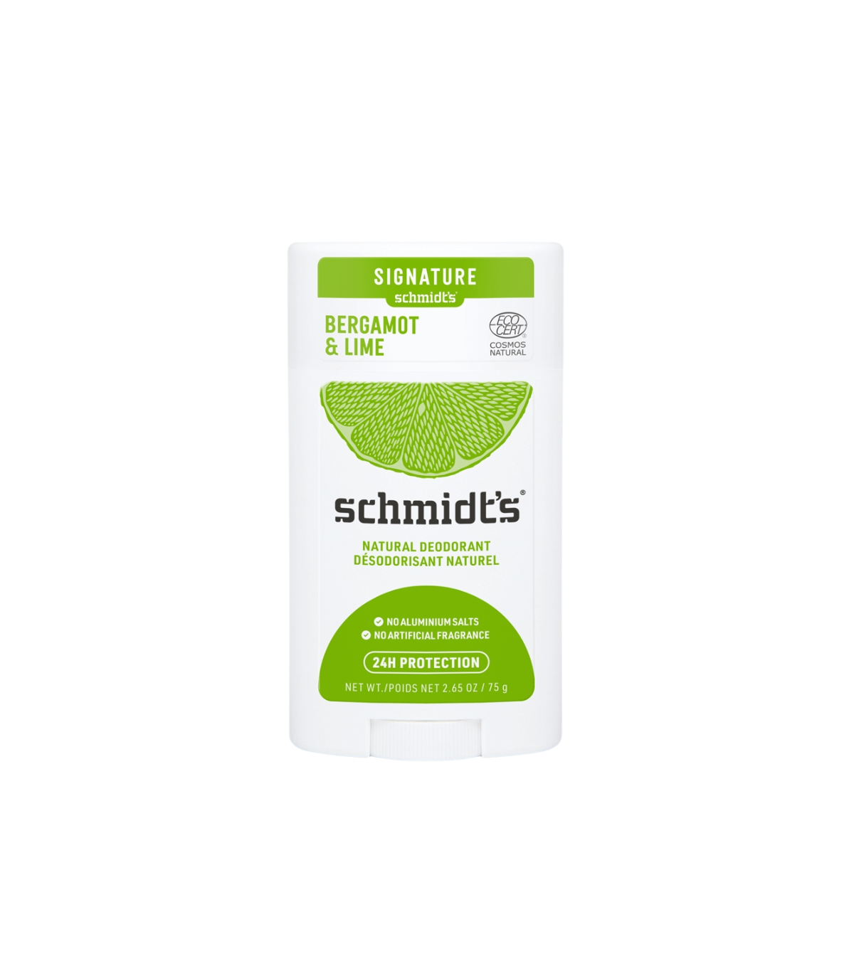 Schmidt's Naturals Bergamet & Lime Deodorant Stick 75 g