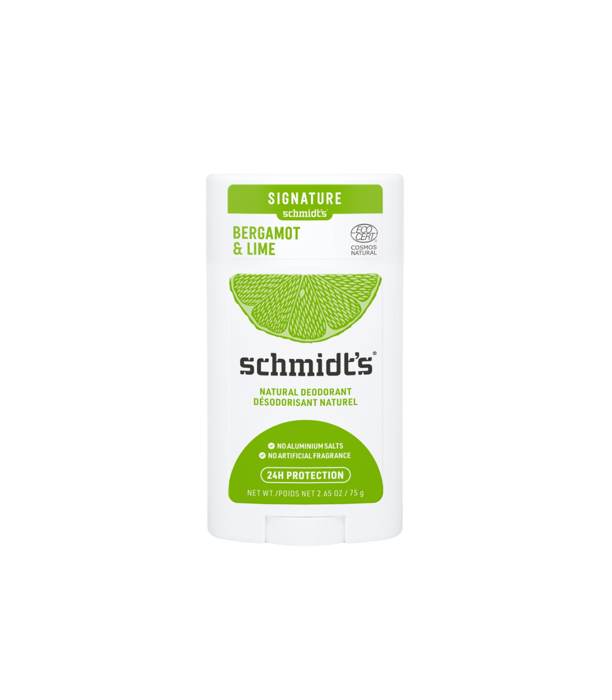 Schmidt's Naturals Bergamot & Lime Deodorant 지팡이 75 g