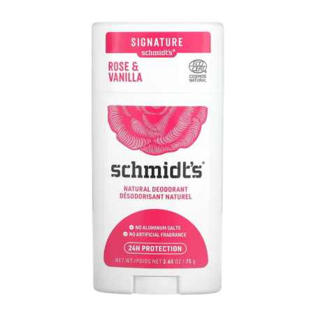 Schmidt's Naturals Rose & Vanilla Deodorant Stick 75 g