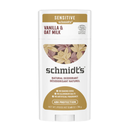 Schmidt's Naturals Vanilla & Oat Milk Deodorant Stick 75 g