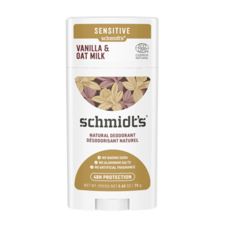 Schmidt's Naturals 바닐라 앤 오트밀크 데오도란트 스틱 75g