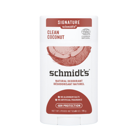 Schmidt's Naturals Clean Coconut Deodorant Stick 75 g