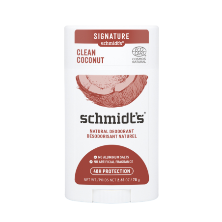 Schmidt's Naturals 깨끗한 코코넛 탈취제 스틱 75 g