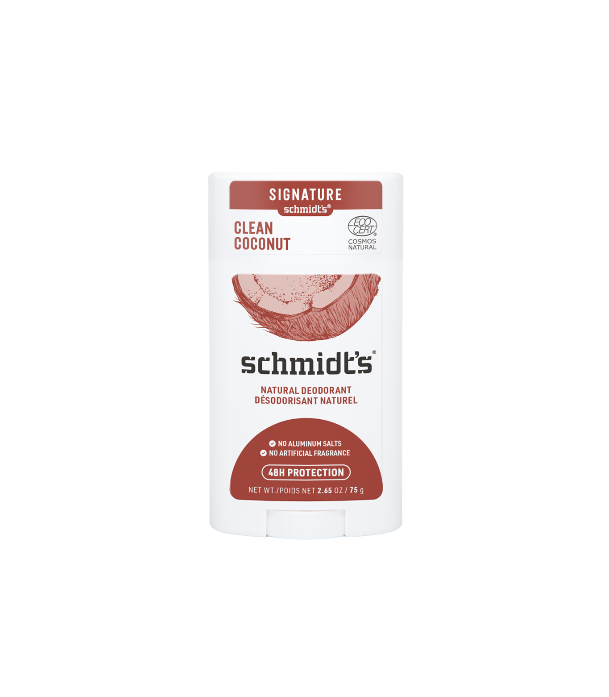 Schmidt's Naturals Clean Coconut Deodorant Stick 75 g