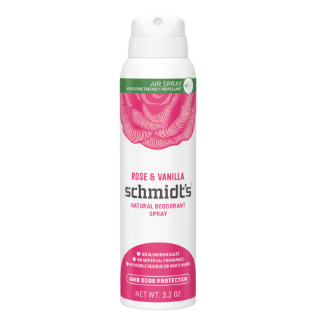 Schmidt's Naturals Rose & Vanilla Deodorant Spray 91 g