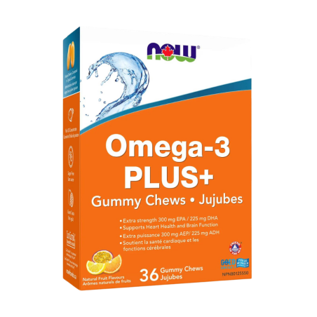 如今,OMEGA-3+36 Gummy Chews