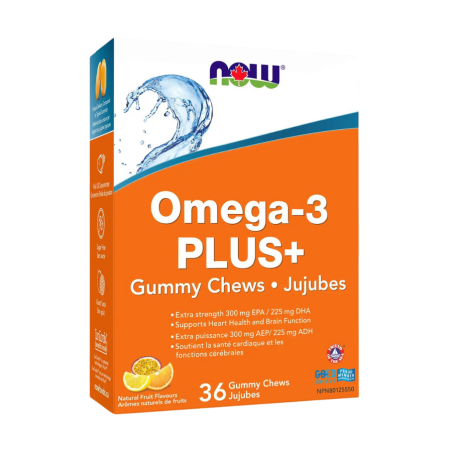 Now Foods OMEGA-3 Plus+ 36 Gummy Chews