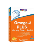 지금 음식 OMEGA-3 Plus+ 36 거미 Chews