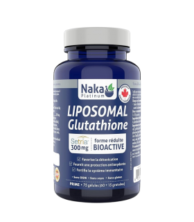 Naka Platinum Liposomal Setria Glutathione 300 mg 75 Softgels