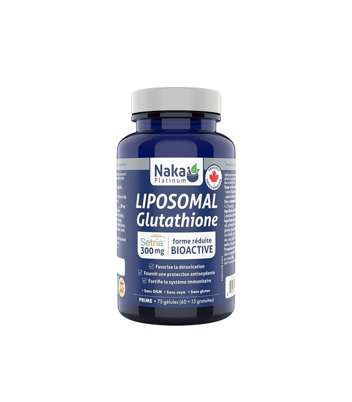 Naka 플래티늄 리포좀 세트리아 글루타티온 300 mg 75 소프트젤