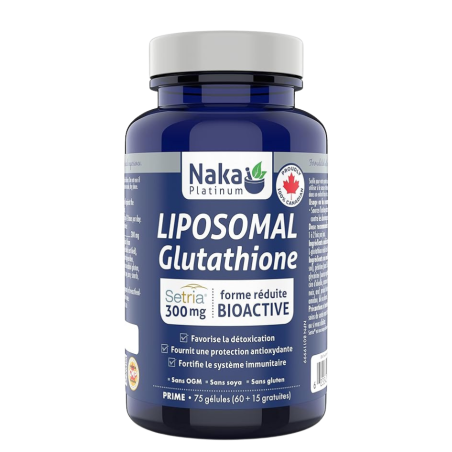 Naka Platinum Liposomal Setria Glutathione 300 mg 75 Softgels