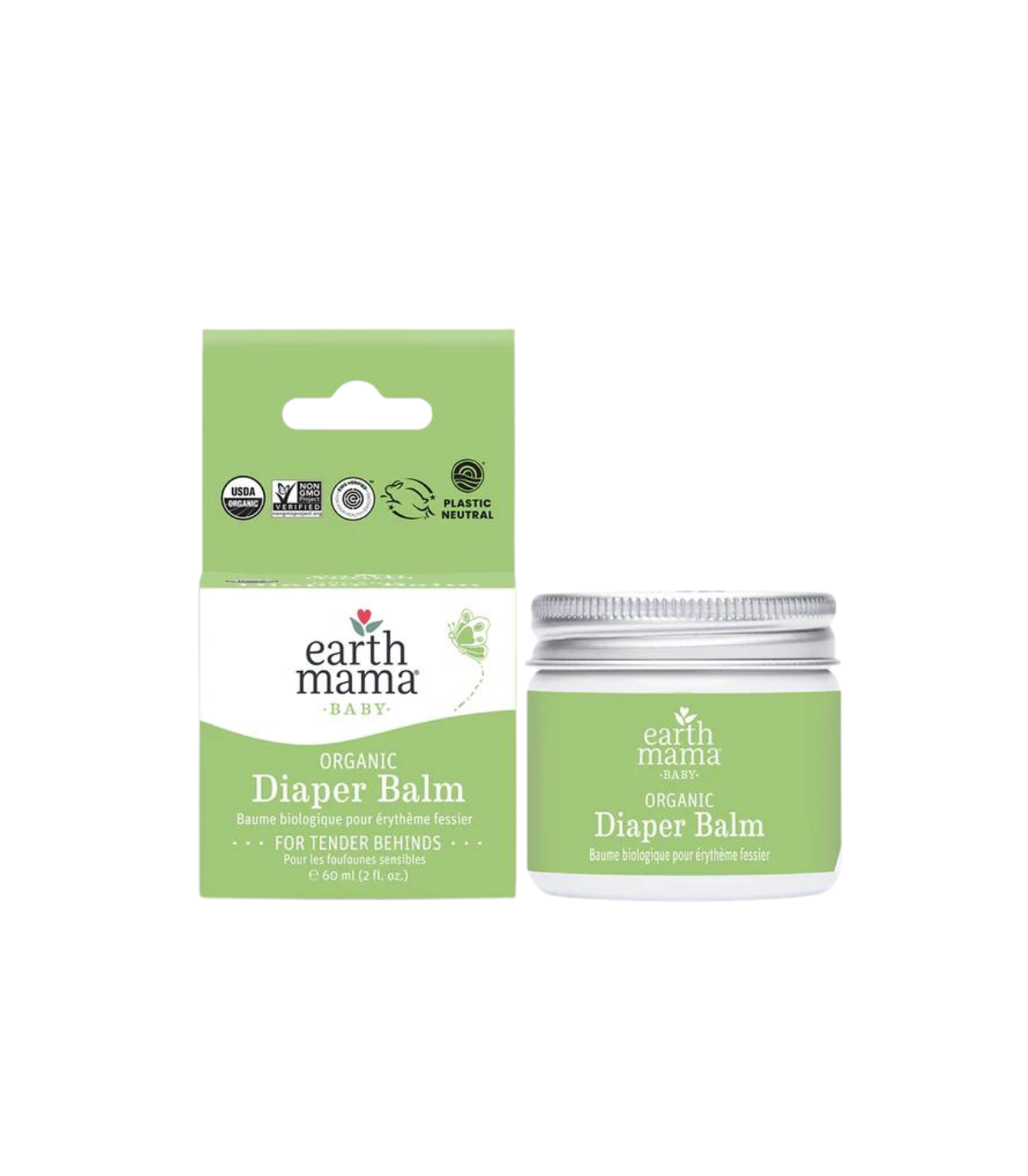 지구 Mama 유기 Diaper Balm 60 ml