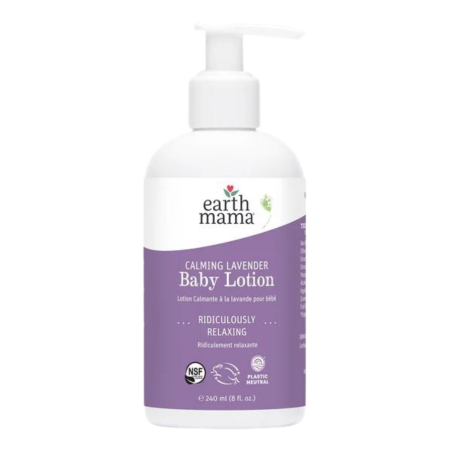 Earth Mama Organics Calming Lavender Baby Lotion 240 ml