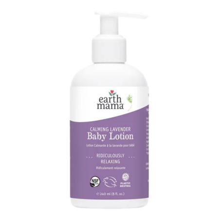Earth Mama Organics 카밍 라벤더 베이비 로션 240 ml