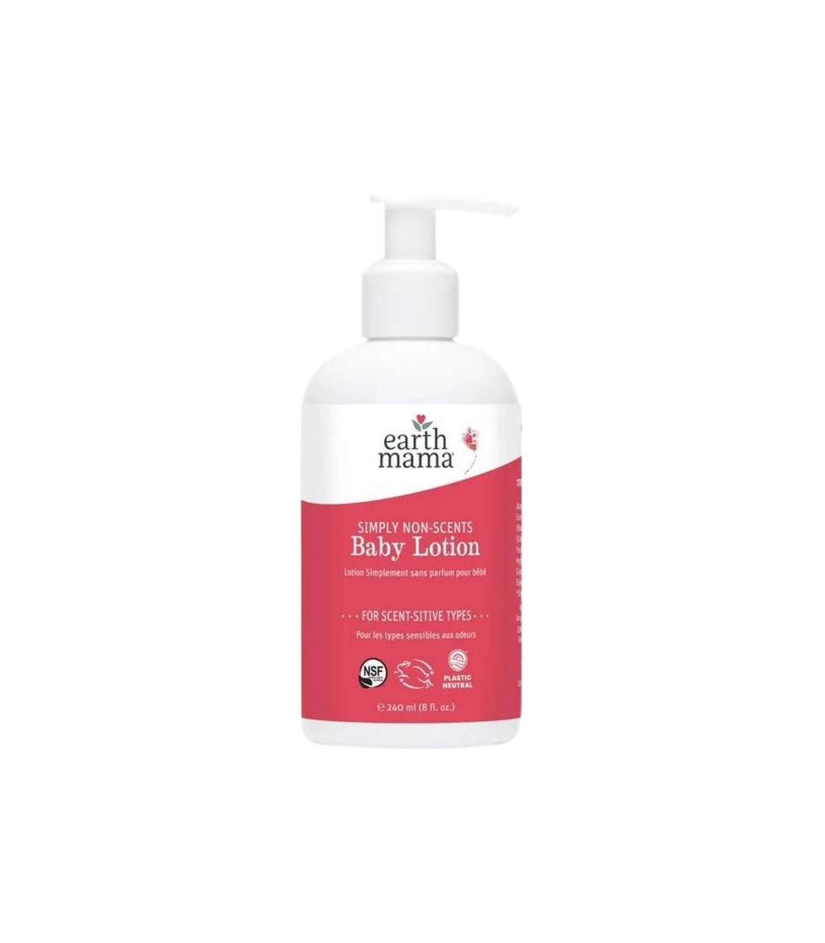 Earth Mama Organics Tout simplement non parfums Lotion bébé 240 ml