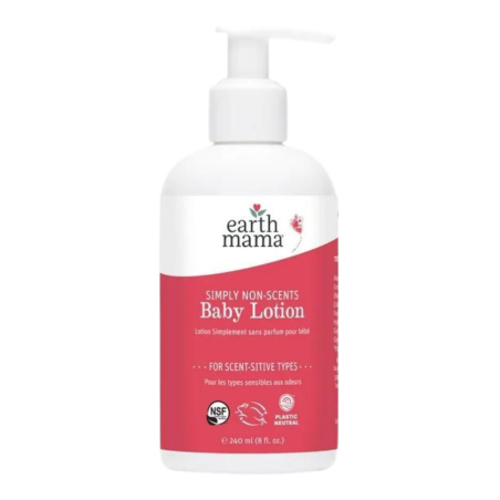 Earth Mama Organics 심플리 무향 베이비 로션 240 ml