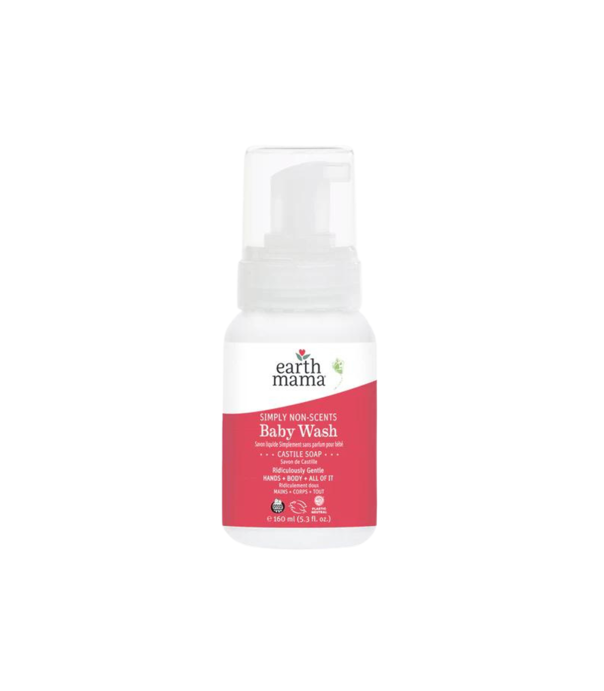 Earth Mama Organics 简言之,非中心 Castile Infant Wash 160 ml