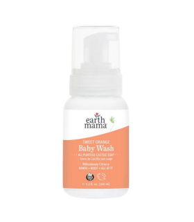 Earth Mama Organics Sweet Orange Castile Baby Wash 160 ml