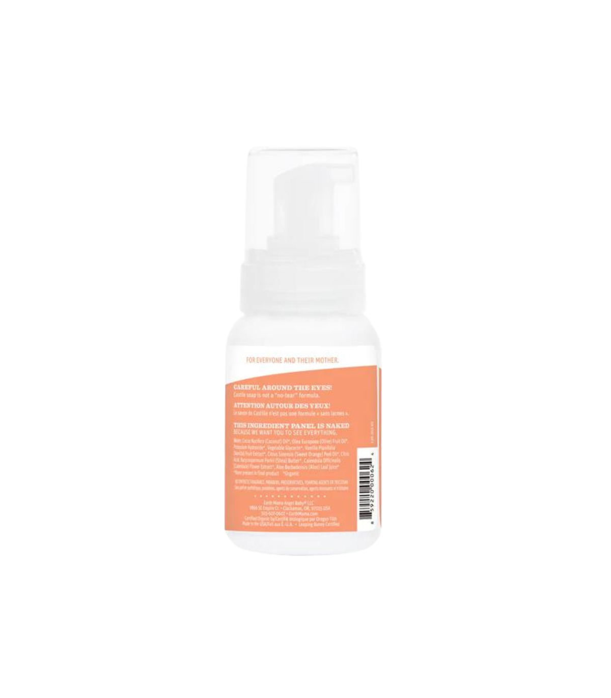 Earth Mama Organics 달콤한 오렌지 카스티야 베이비 워시 160ml