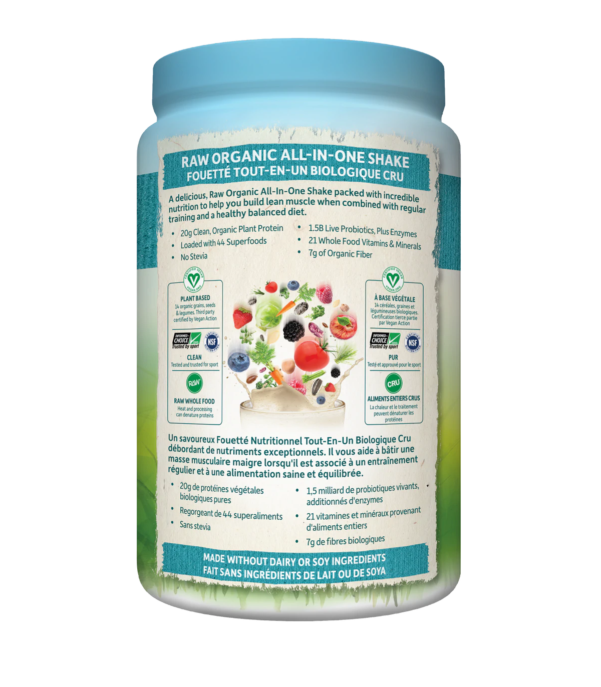 Garden of Life 가든 오브 라이프 무가공 유기농 올인원 셰이크 가볍게 단맛 1038g | 매일 업데이트되는 특가 상품 | VITASHOP