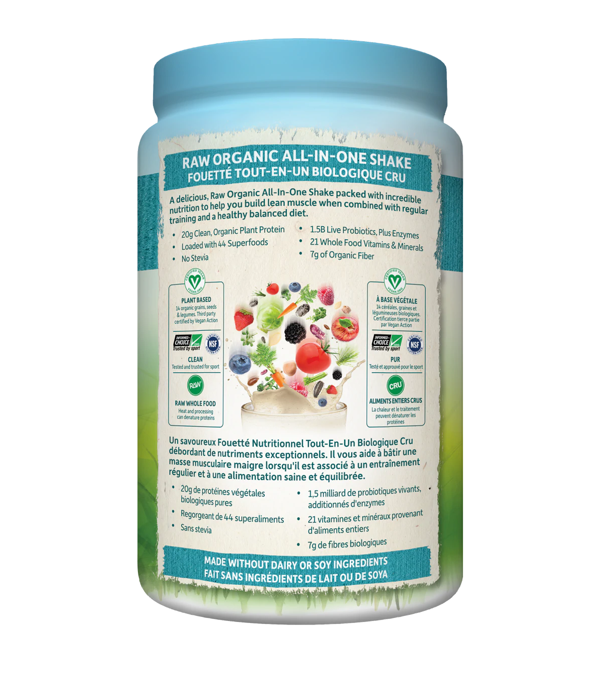 Garden of Life 가든 오브 라이프 무가공 유기농 올인원 셰이크 가볍게 단맛 1038g | 매일 업데이트되는 특가 상품 | VITASHOP