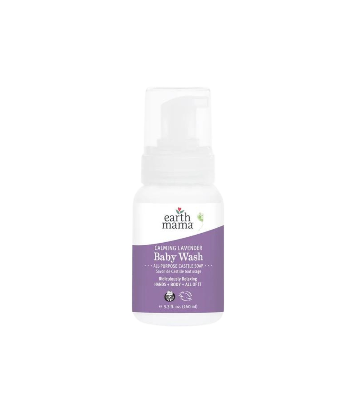 Earth Mama Organics Calming Lavande Castille Baby Wash 160 ml