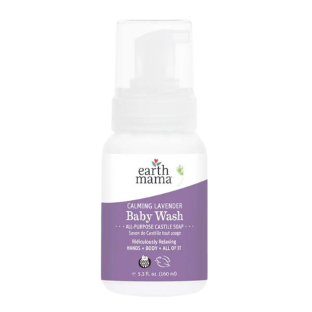 Earth Mama Organics Calming Lavande Castille Baby Wash 160 ml