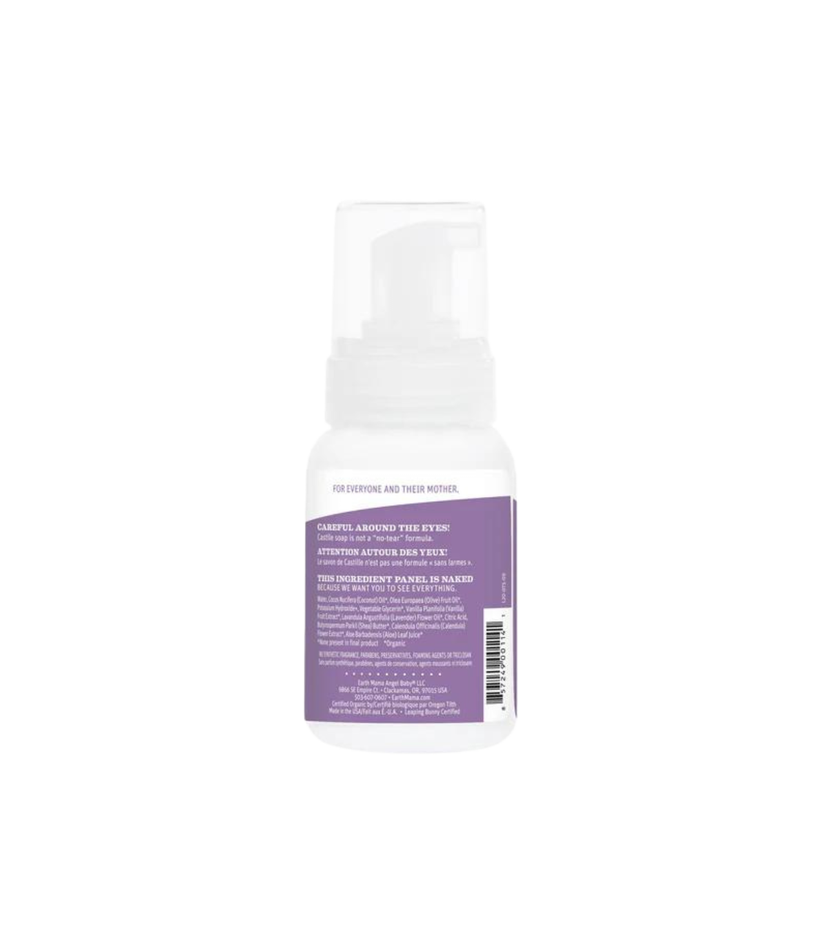 Earth Mama Organics Calming Lavande Castille Baby Wash 160 ml