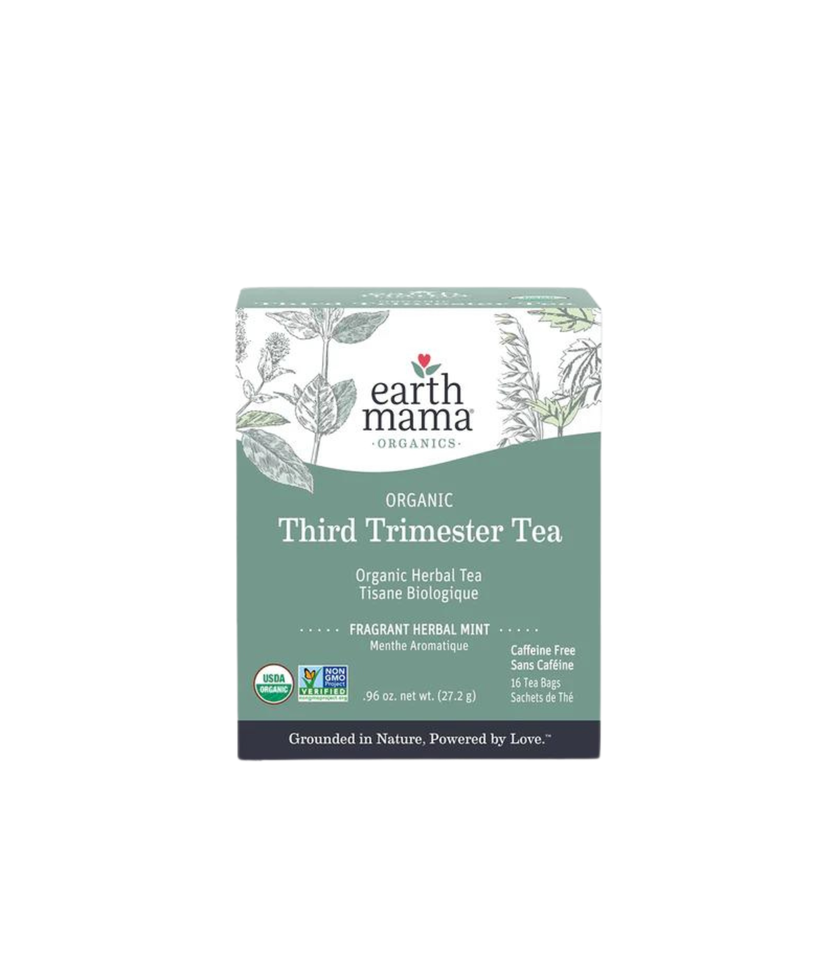 Earth Mama Organics 유기농 삼분기 차 16티백