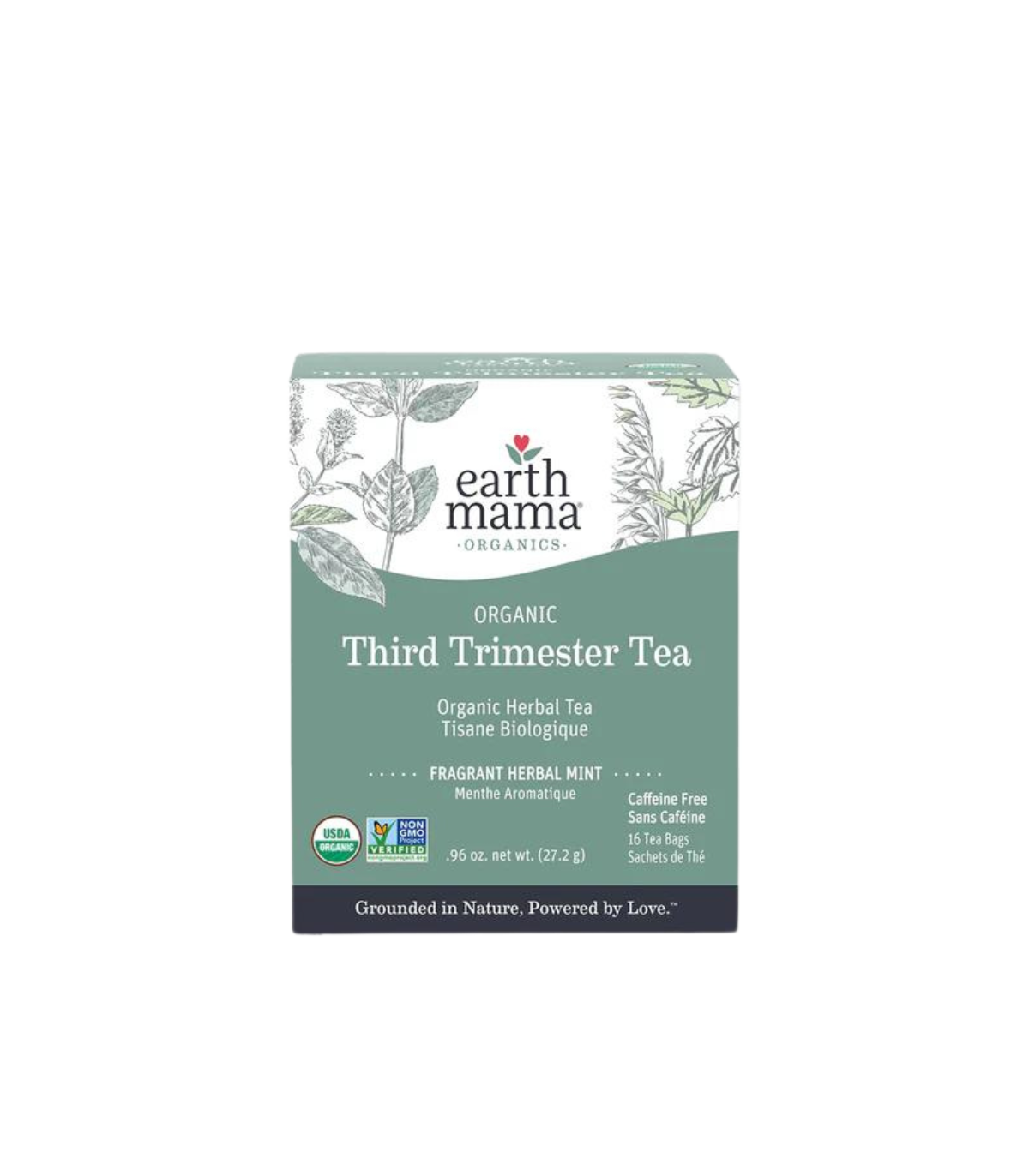 Earth Mama Organics 유기농 삼분기 차 16티백