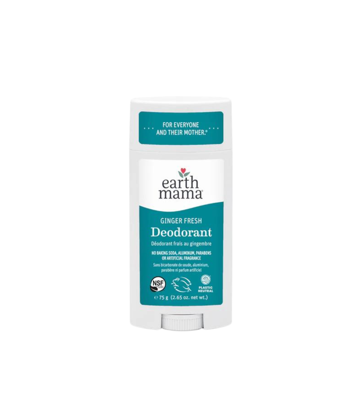 Earth Mama Organics 진저 프레시 데오도란트 75g