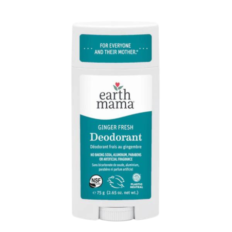 Earth Mama Organics 진저 프레시 데오도란트 75g