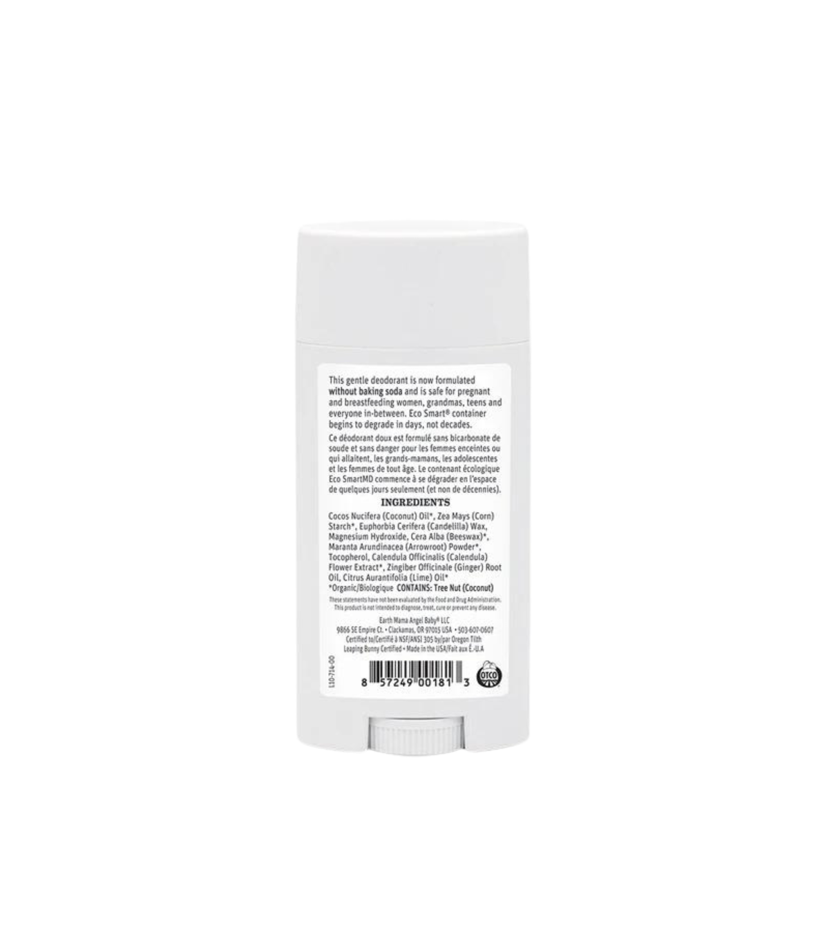 Earth Mama Organics 진저 프레시 데오도란트 75g